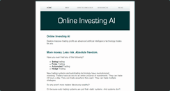 Desktop Screenshot of onlineinvestingai.com